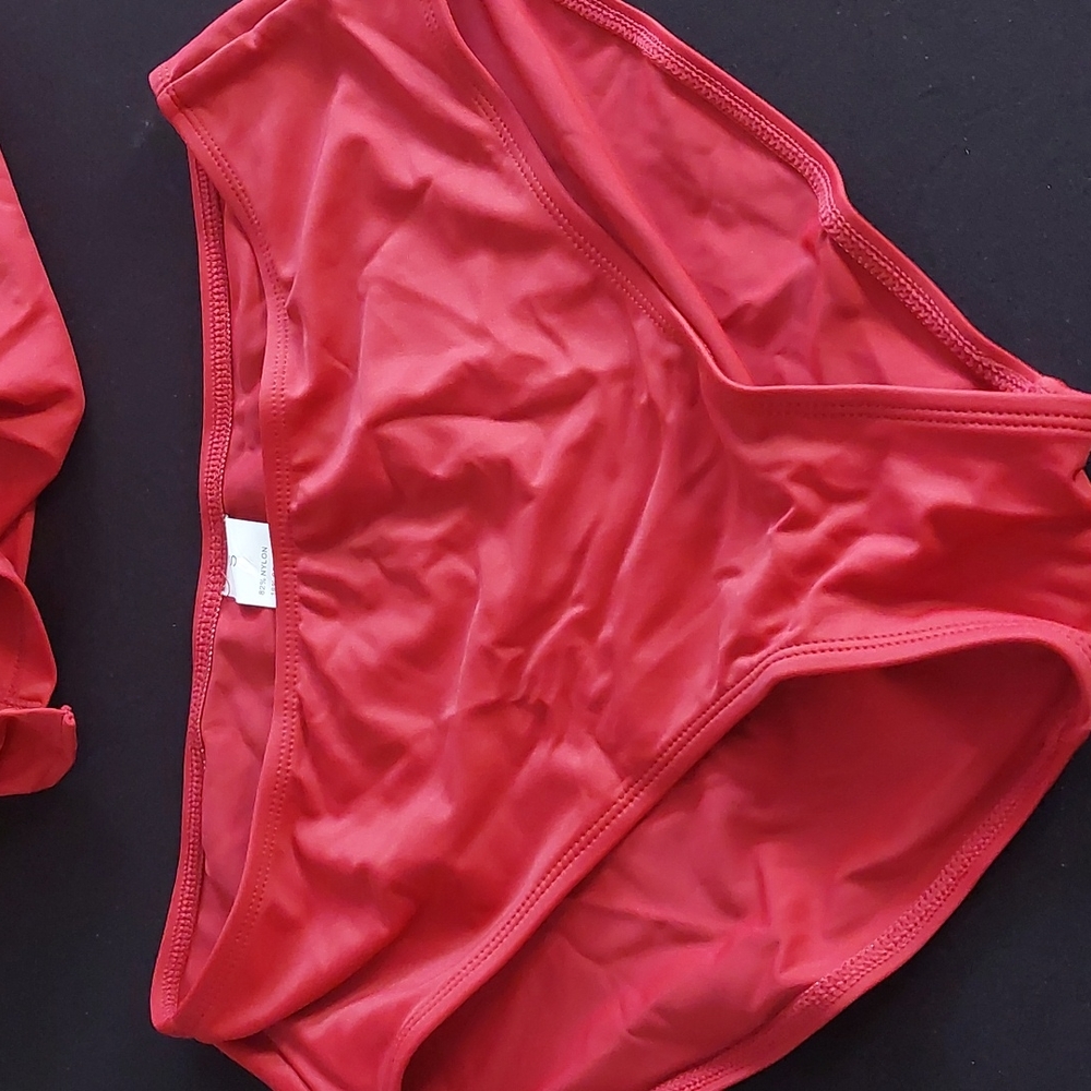 Swimsuit, red 2 sets